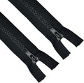 ANPURZII 2PCS #5 14 Inch Black Separating Jacket Zippers by Unknown