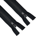 ANPURZII 2PCS #5 35 Inch Black Separating Jacket Zippers by Unknown