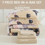 Yogeneg King Size Comforter Set 7 Piece Bed in a Bag, Soft Microfiber Comforter - Image 6