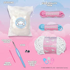 Hello Kitty® and Friends Crochet Kit – Cinnamoroll™ Bag Charm, Sanrio Crochet - Image 2