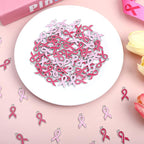 MARFOREVER 120 Pcs Breast Cancer Awareness Charms - Image 3