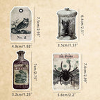 Prstincol 106 Pcs Potion Labels Stickers, Apothecary Sticker Dark Aesthetic - Image 6