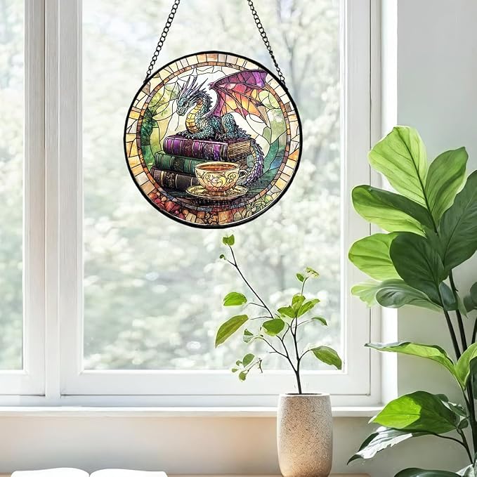 Dragon Decorative Stained Glass Sun Catcher - Image 5