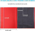 Upgraded 9 Pockets Trading Card Collection Binder, 360 Book Holder Album - Image 7