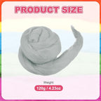 MECCANIXITY Wool Roving Yarn Soft Felting Wool 120g/4.23oz Pure Chunky Roving - Image 2