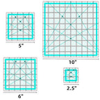 Quilting Rulers, 4 Square Ruler Quilting Templates - Image 4