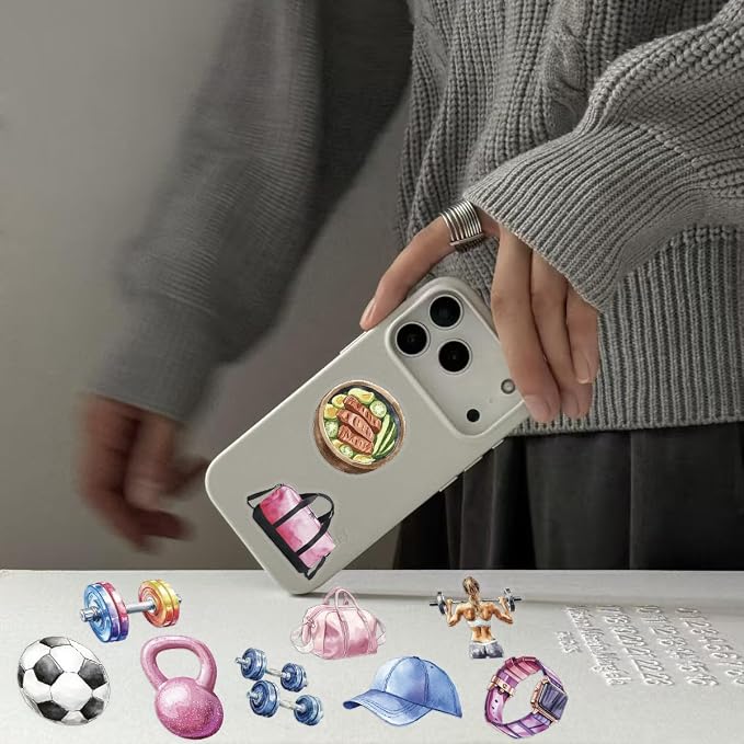 50Pcs Aesthetic Fitness Stickers, Waterproof Vinyl Workout Equipment - Image 4