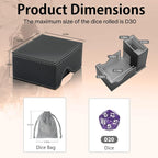 Dice Tower and Tray, Foldable Portable Dice Rolling Tower, Dice Roller Accessory - Image 5