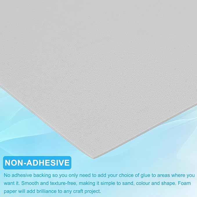PATIKIL EVA Foam Sheet 10Pcs 12x8 Inch 2mm Thick Gray | Easy Cutting EVA Foam - Image 4