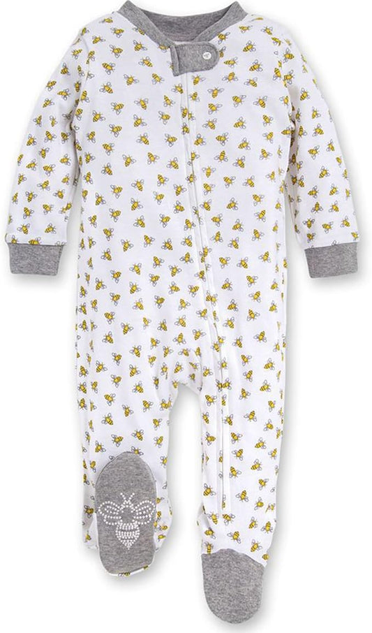 Burt’s Bees Baby Boys' One-Piece Sleep and Play 100% Organic Cotton PJs