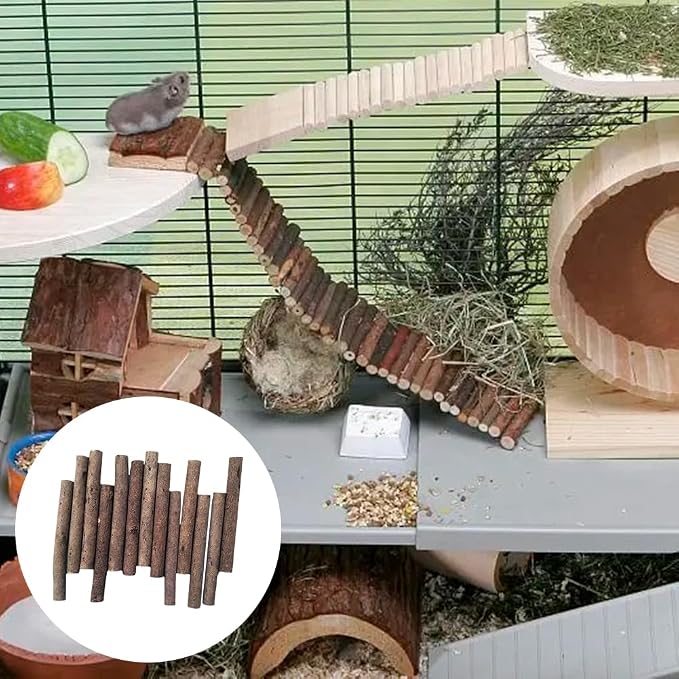 100PCS Craft Sticks, 4 Inch Long Natural Driftwood, 0.2-0.3 Inch in Diameter - Image 5