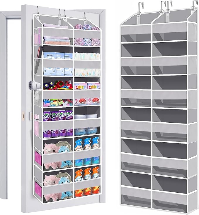UVIAHOMI Heavy Duty Over The Door Organizer 6 Tiers, Extra Large Behind Door by UVIAHOMIHOMEORGANIZER