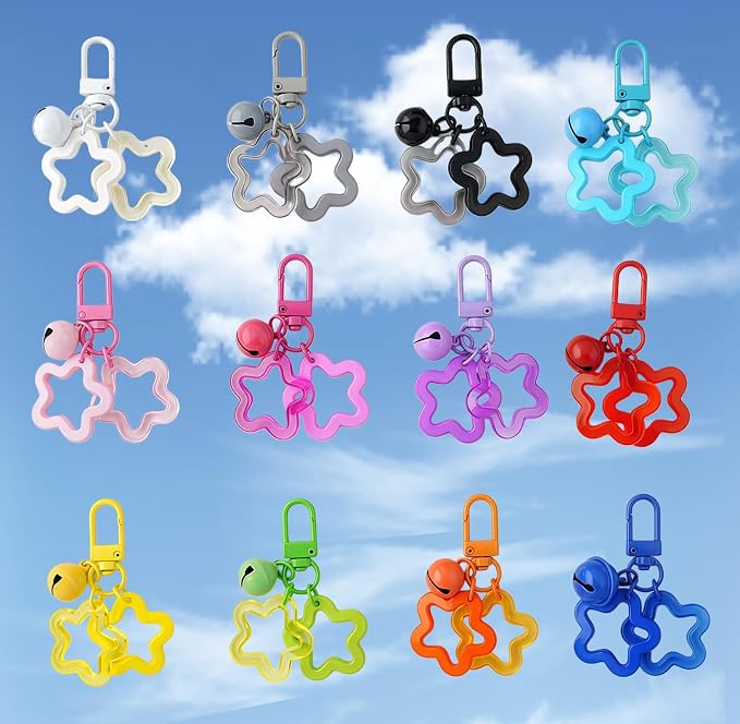 Keychain Clasp Keychain Clip Accessories Bulk 60pcs Colorful Lobster Claw Clasps - Image 4