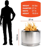 Solo Stove Yukon Essential Bundle | Portable Smokeless Fire Pit Stainless Steel - Image 9