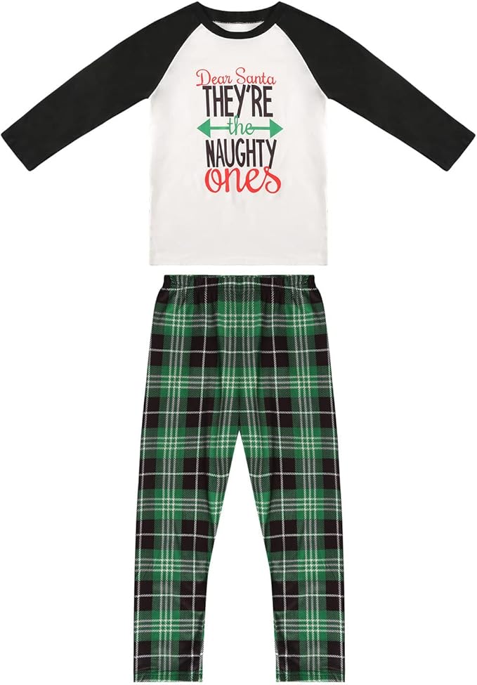Awoscut Family Christmas Pajamas Matching Pajamas for Family, Xmas PJs Sets Holiday Sleepwear