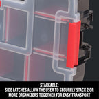 CRAFTSMAN 10-Compartment Small Tool Storage Organizer - Image 4