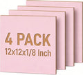 4 Pack Pink Basswood Sheets for Crafts, DIY Ornaments & Architectural Models by Creatorally