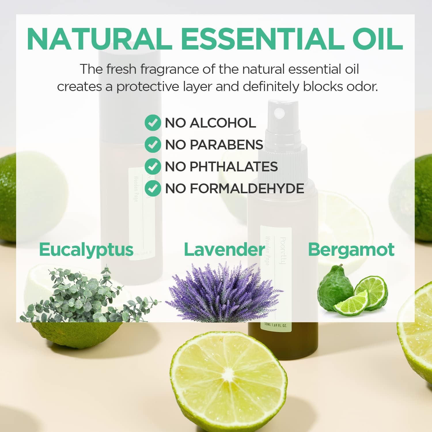 Pre-Poop Aromatic Bathroom Toilet Spray, Potty Deodorizer, Neutralize Bad Odors - Blooming Flowers Scent, Essential Oils (1.69 fl.oz. 2 Pack)