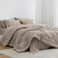Love's cabin Twin XL Comforter Set Burlwood, 5 Pieces Twin XL Bed in a Bag by Lovescabin