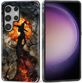 Case for Samsung Galaxy S26 Ultra Case, Halloween Witch Moon Stained Glass by Kapadiy