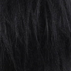 Shaggy Plush Faux Fur Fabric Precut Strips Black Fur Fluffy Fuzzy Craft Fur - Image 3