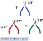 Mr. Pen- Pliers for Jewelry Making, 3 Pack, Chain Nose | Round Nose Pliers Set - Image 2