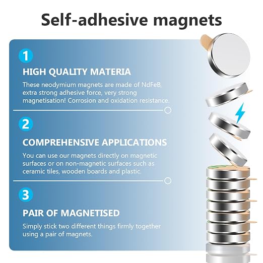 UTOMAG 52 Pcs Mini Round Neodymium Magnets - Image 8