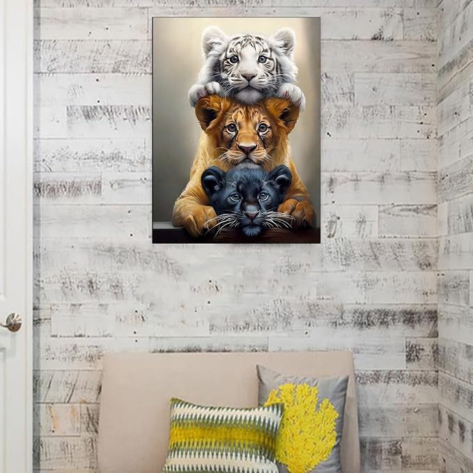 GXGLLPZBY DIY Tiger Animal Diamond Painting Kits, 5D Diamond Art - Image 6