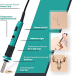 YIHUA 930-IV Pyrography Wood Burning Pen Kit Adjustable Temperature, Power - Image 3