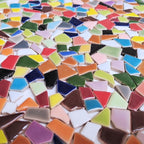1.1 LB Aonuoao Irregular Ceramic Mosaic Tiles - Image 2
