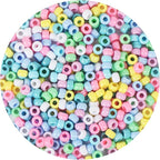 Simetufy 1200 pcs Pony Beads Macaron Pastel Colored Beads by Simetufy