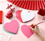 90 Pieces Heart Cutouts Paper Hearts Heart Shape Cards 5.5 Inches Large - Image 3