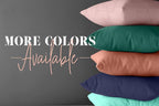 Elegant Comfort Solid Pillowcases 1500 Premium Hotel Quality Microfiber - Image 4