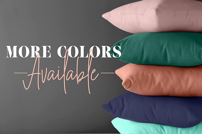Elegant Comfort 4-PACK Solid Pillowcases 1500 Premium Hotel Quality Microfiber - Image 4