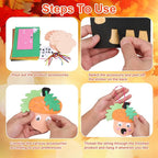Fennoral 12 Pack Fall Crafts for Kids Make You Hazelnut Foam Stickers DIY - Image 3