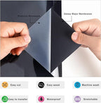 RENLITONG Glossy Black HTV Vinyl 12" x 35ft Roll - Image 3