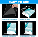 EHWINE Acrylic Sign Holder 8.5 x 11, 18 Pack Double-Sided Stand up Table Top - Image 5