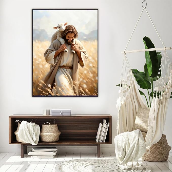 EIBEILI Diamond Painting Kits for Adults Lamb DIY 5D Diamond Art Paint - Image 5