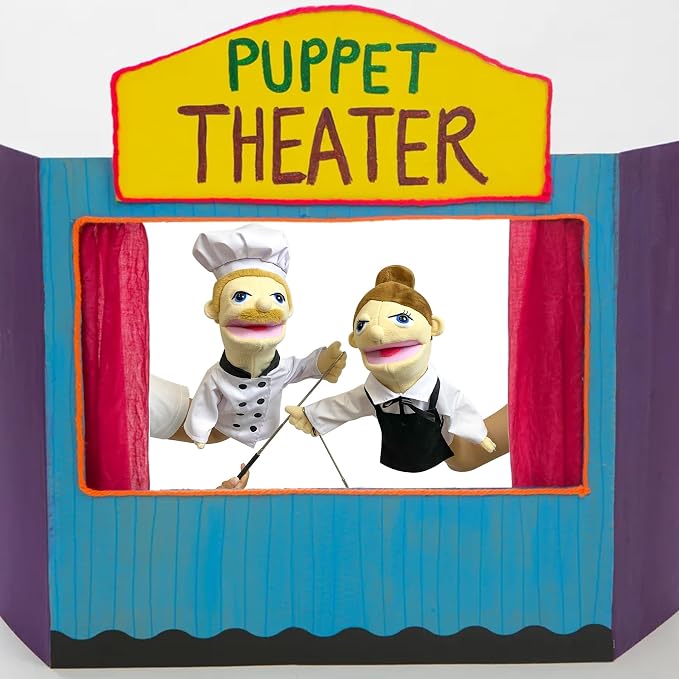 16" Puppets Entriloquist Puppet, Hand Puppets - Image 6