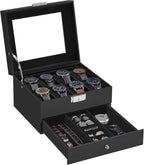 SONGMICS Watch Box, 8-Slot Watch Case Organizer - Image 7
