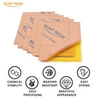 6 PCS Yellow Transparent Cast Acrylic Sheets 8" x 12" x 0.118", Plexiglass - Image 4
