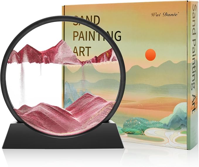 Wai Danie Moving Sand Art Picture Decor, 3D Deep Sea Sandscape Liquid Motion by WaiDanie