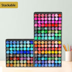 Krafetto 64 Grids Craft Paint Storage Organizer, Wall-mountable Paints Holder - Image 6