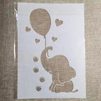 TIAMECH A4 Reusable Elephant Stencil - Image 2