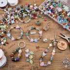 One Pound Premium Austrian Glass Beads, Mix Assorted Glass Beads, Crafting 1 - Image 4