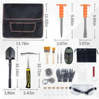 Geology Rock Pick Hammer Kit – 25PCS Rock Hammer Kit, Complete Geology Kit - Image 2