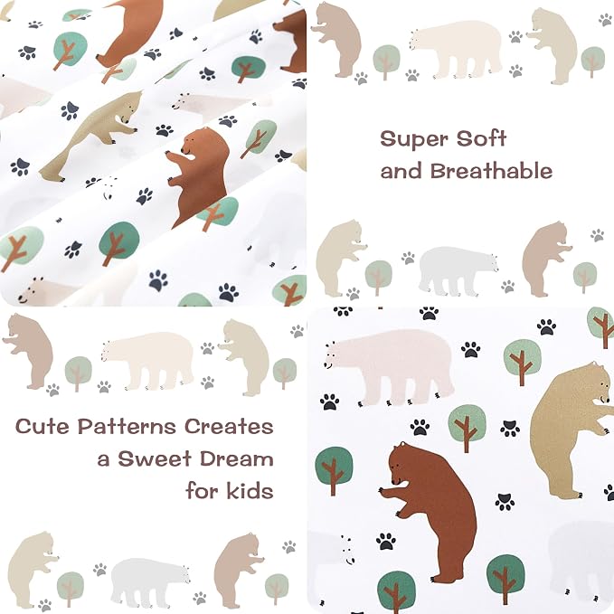 lasoftan Kids Sheet Set Twin Size, Twin Sheet Set - Image 4