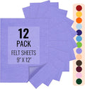 IONTACH 9" X 12" Felt Fabric Sheets 1.6mm Thick | Soft Felt by IONTACH