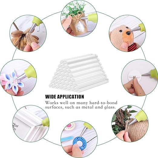 Mini Glue Gun Sticks, 550 Pack Hot Melt Glue Sticks Clear Glue Sticks, High - Image 3