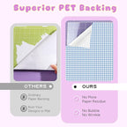 Tintnut Light Color Plaid Permanent Vinyl, waterproof, easy peel & stick - Image 4